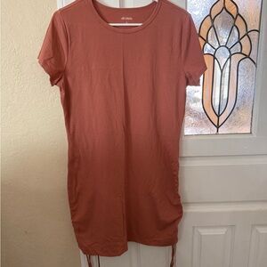 Wild Fable Terracotta T-Shirt Dress
